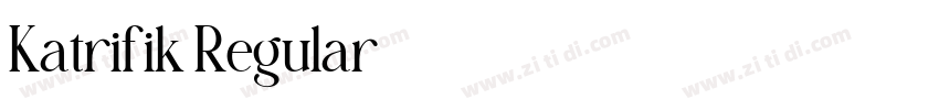 Katrifik Regular字体转换 Katrifik Regular字体转换